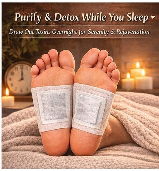 100% Merbal & Gentle Ingredient Detox Foot Patch RG (1 BOX = 20 PATCHES-BUY 1 GET 2 FREE)