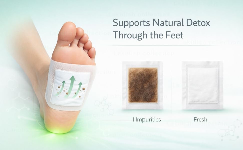 100% Merbal & Gentle Ingredient Detox Foot Patch RG (1 BOX = 20 PATCHES-BUY 1 GET 2 FREE)