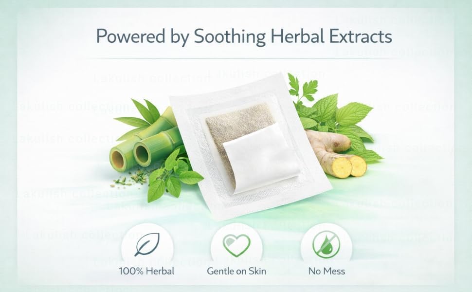 100% Merbal & Gentle Ingredient Detox Foot Patch RG (1 BOX = 20 PATCHES-BUY 1 GET 2 FREE)