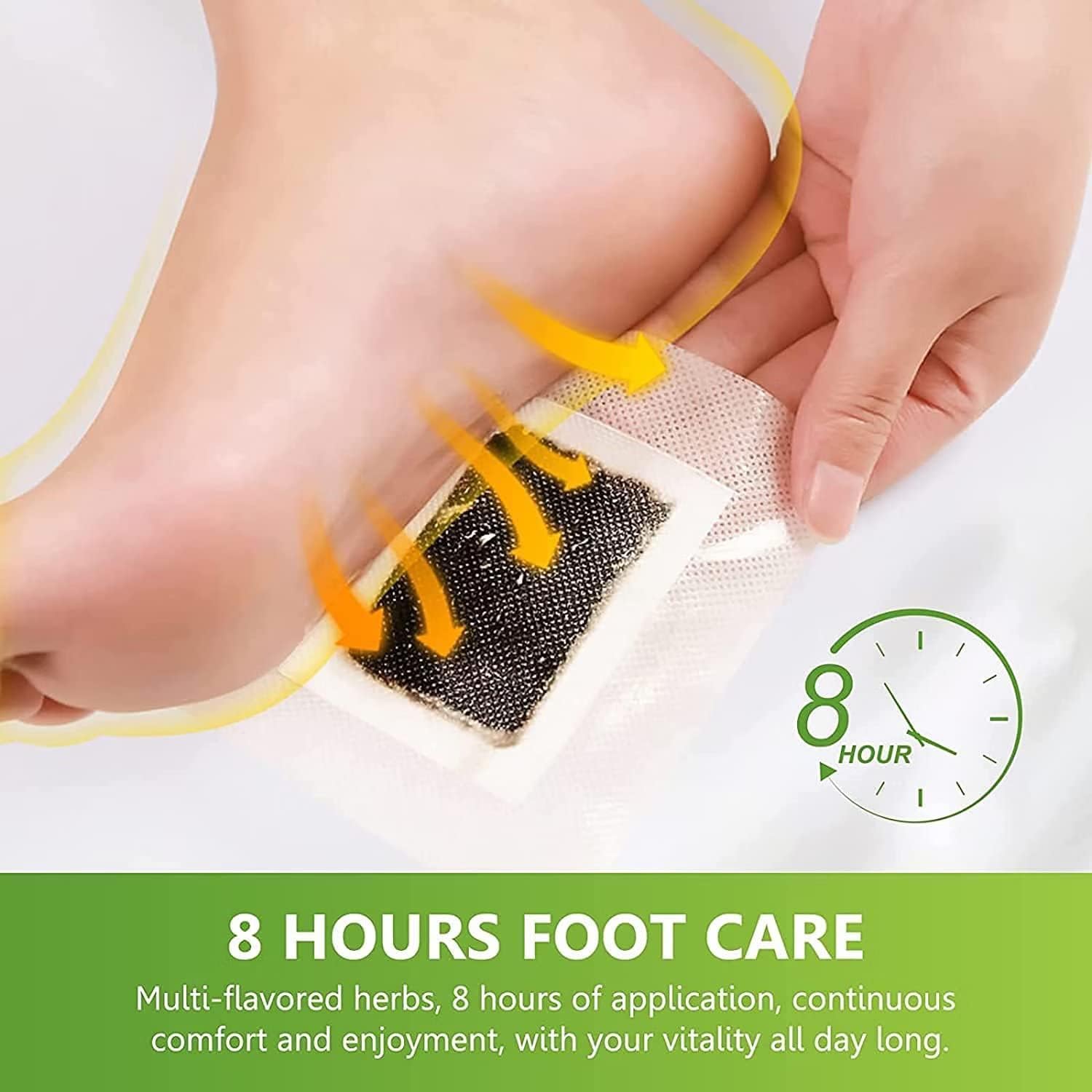 100% Merbal & Gentle Ingredient Detox Foot Patch RG (1 BOX = 20 PATCHES-BUY 1 GET 2 FREE)