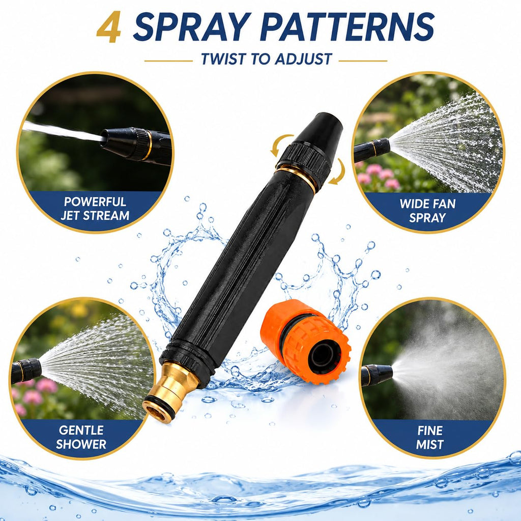Rotatory 5-in-1 High Pressure Cleaning & Washing Nozzle