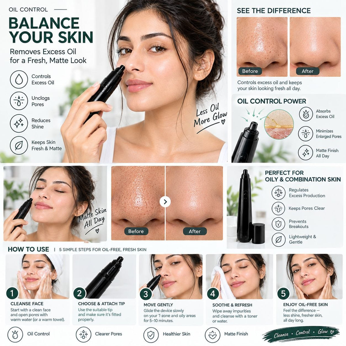 Facial Cleanser Stick | Tae Yeong Korean Hydra Facial Machine